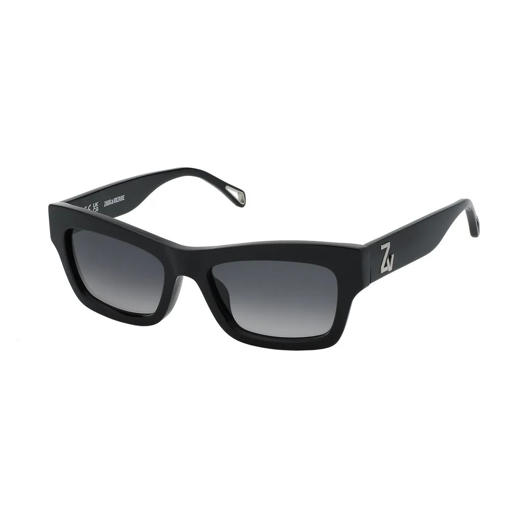 Zadig & Voltaire Women's Black Acetate Sunglasses