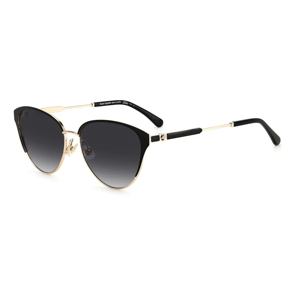 Kate Spade Women's Black Metal Sunglasses