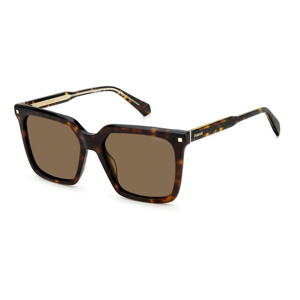 Polaroid Women's Brown Acetate Sunglasses