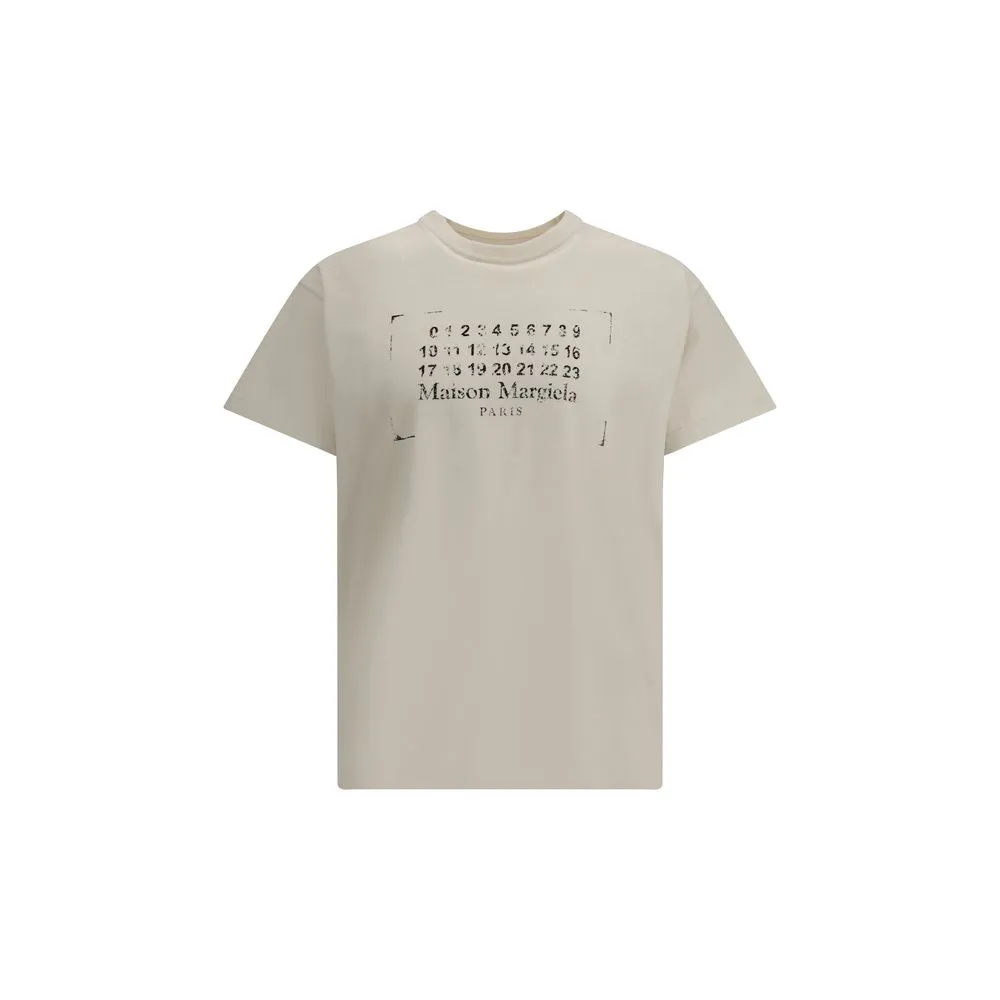 Margiela Men's Maxi logo T-shirt