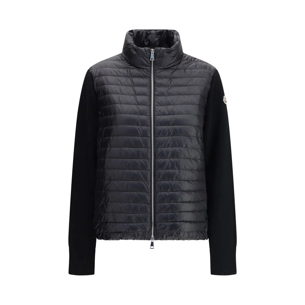 Moncler Women's Knitted sleeve Down Jacket