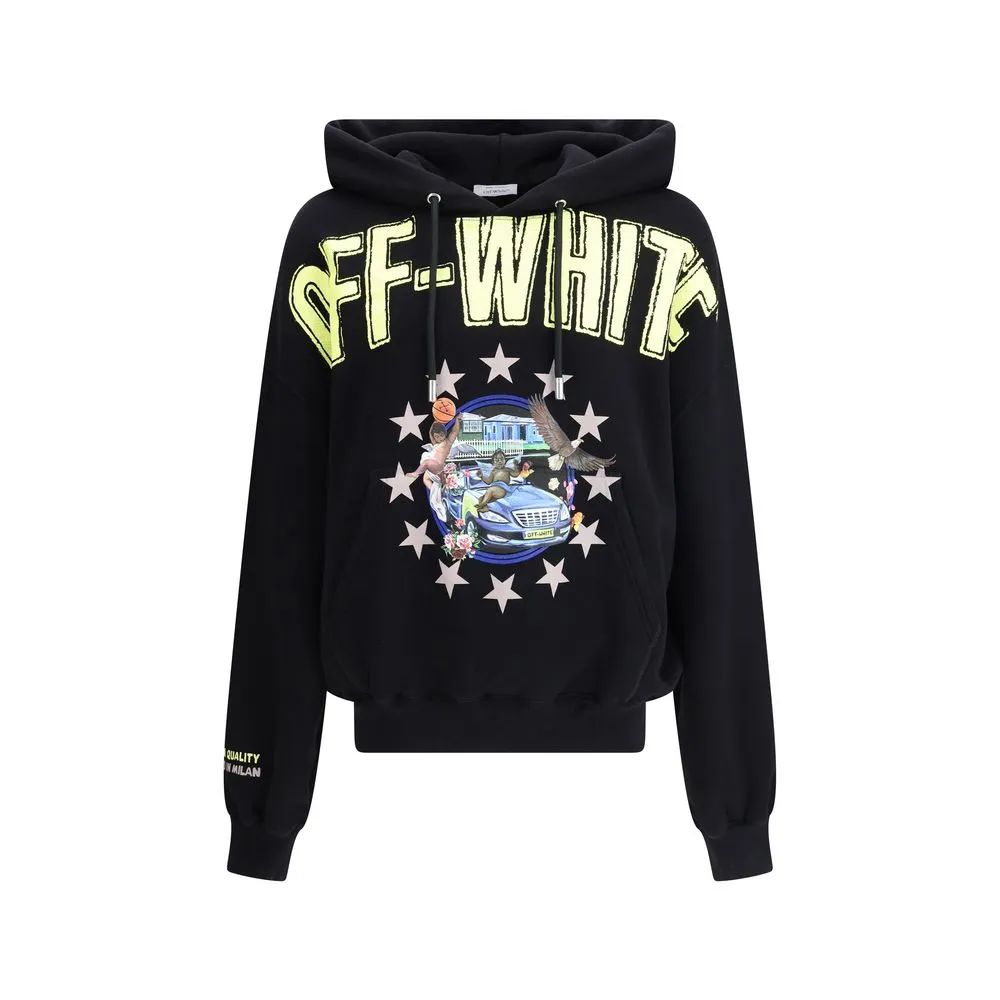 Off-White Men's Fresco Star Over Hoodie