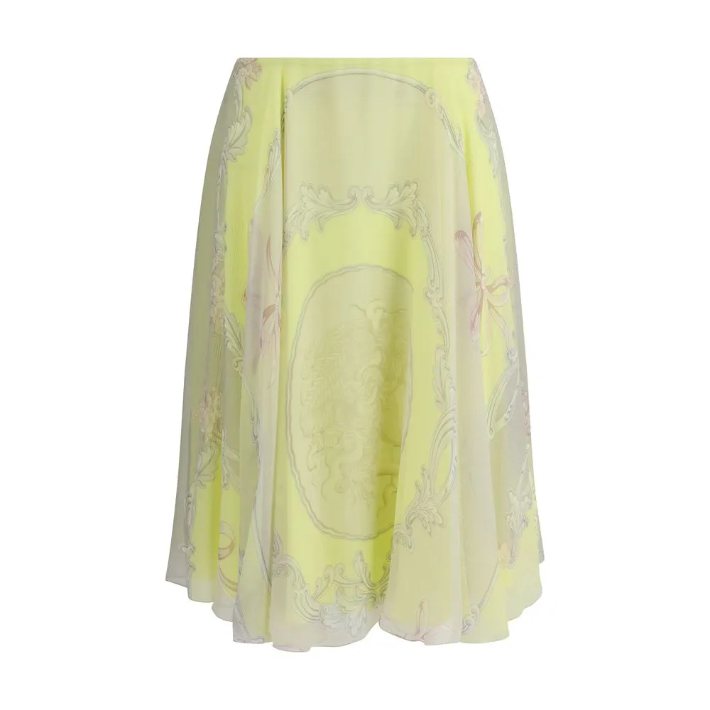 Versace Women's Medusa Midi Skirt