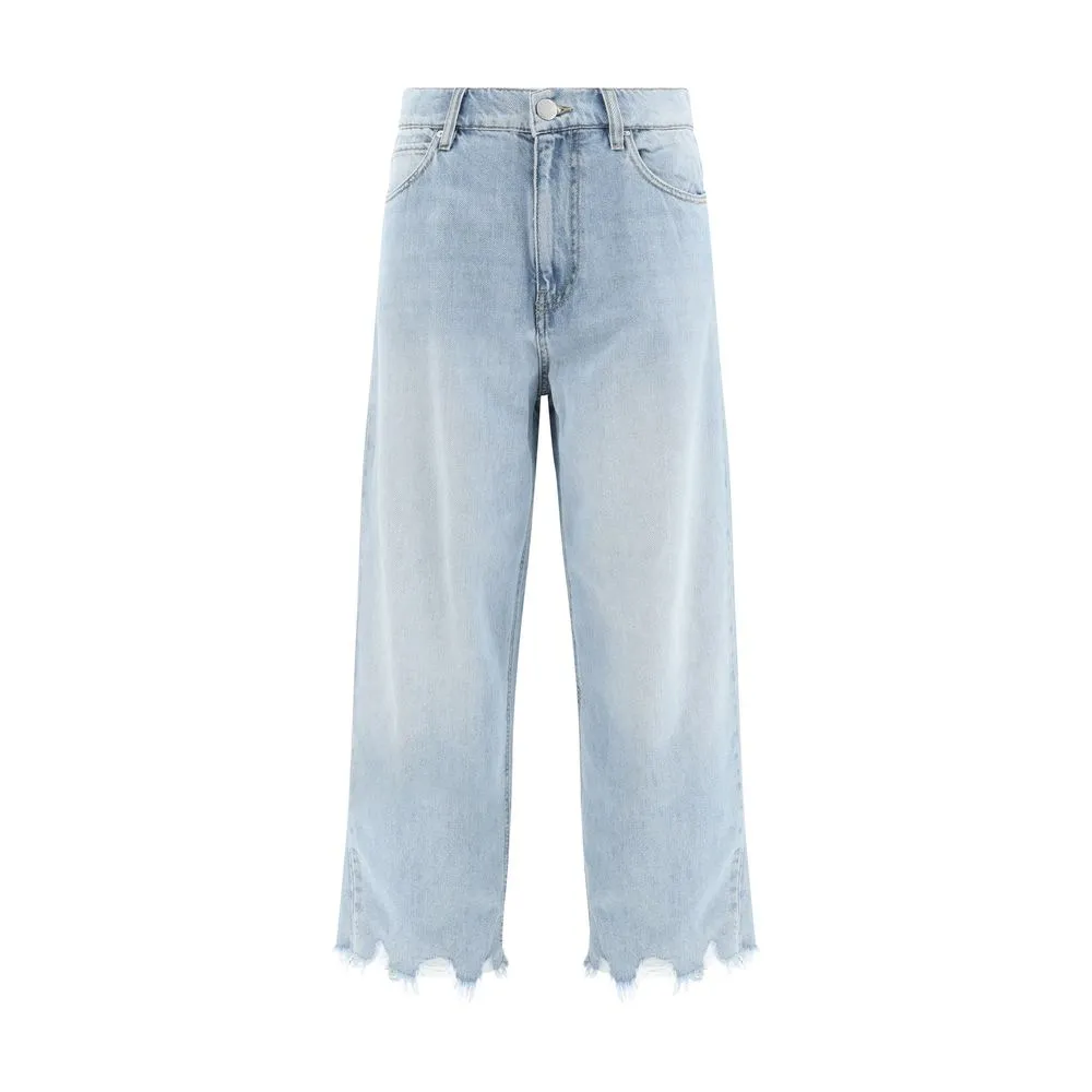 PINKO Women's Ripped hem Jeans