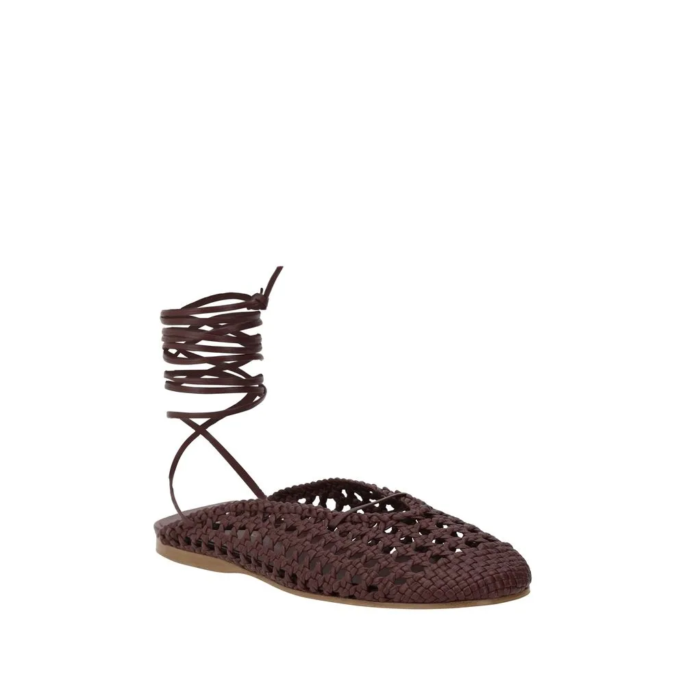 Forte_Forte Women's Leather net-effect Mules