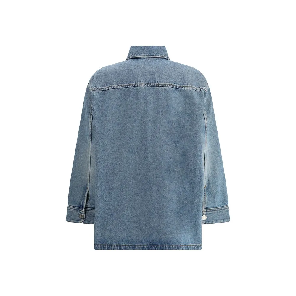 Ami Paris Women's Logo Shirt Jacket