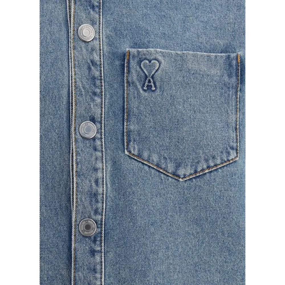 Ami Paris Women's Logo Shirt Jacket