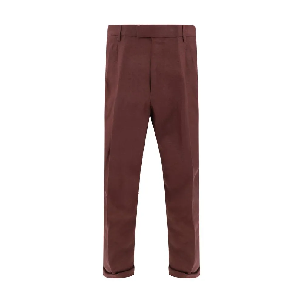 Dolce & Gabbana Men's Linen Pants