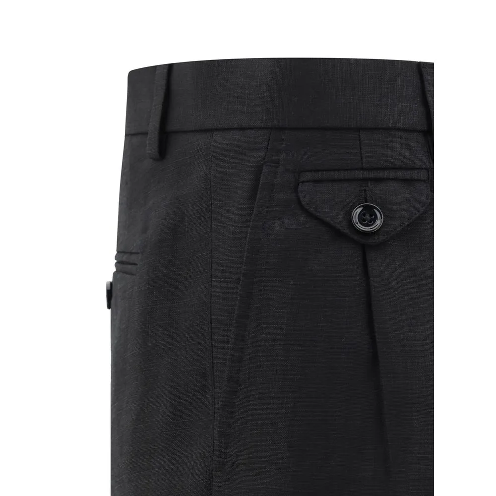 Dolce & Gabbana Men's Linen Shorts