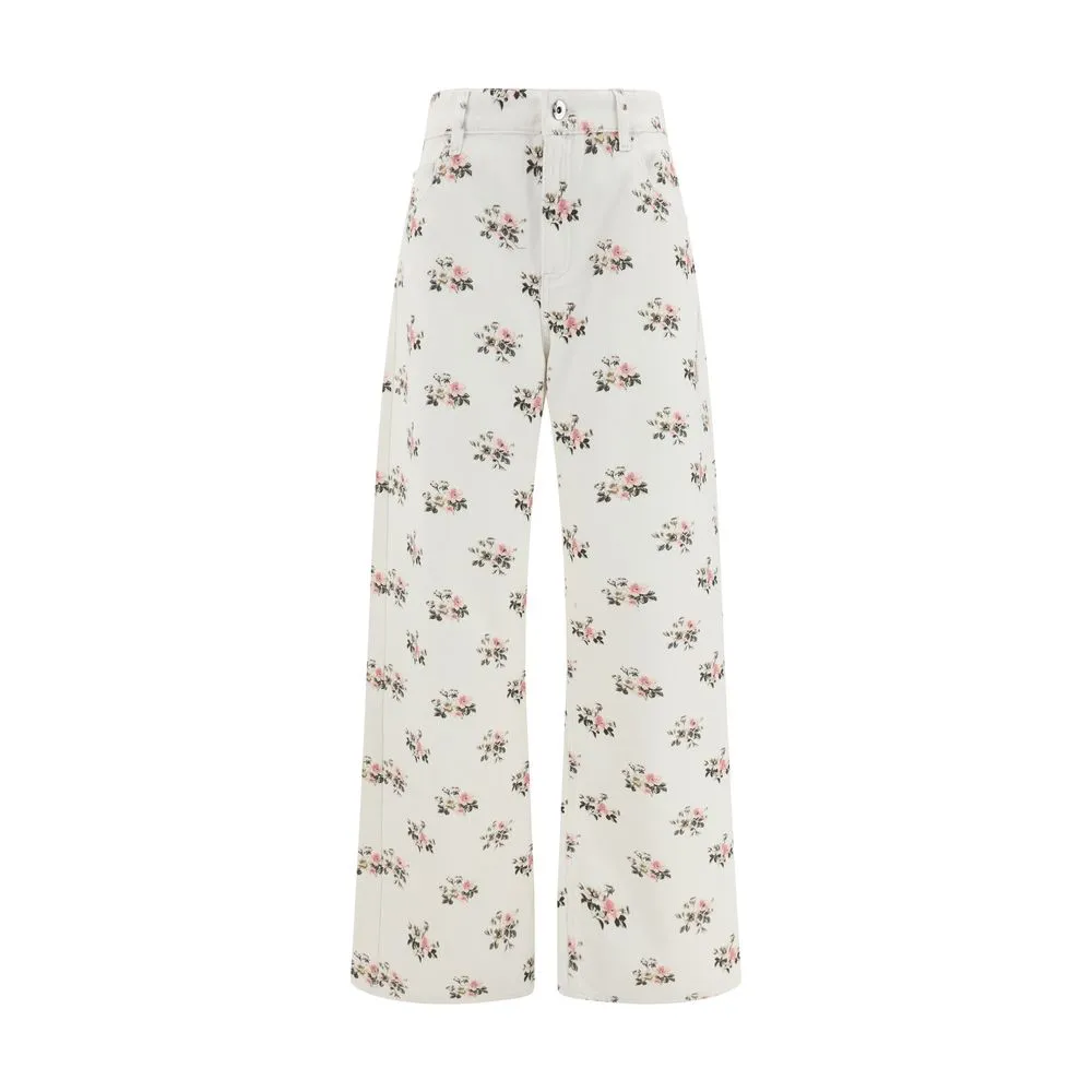 Blumarine Women's Printed boyfriend Jeans