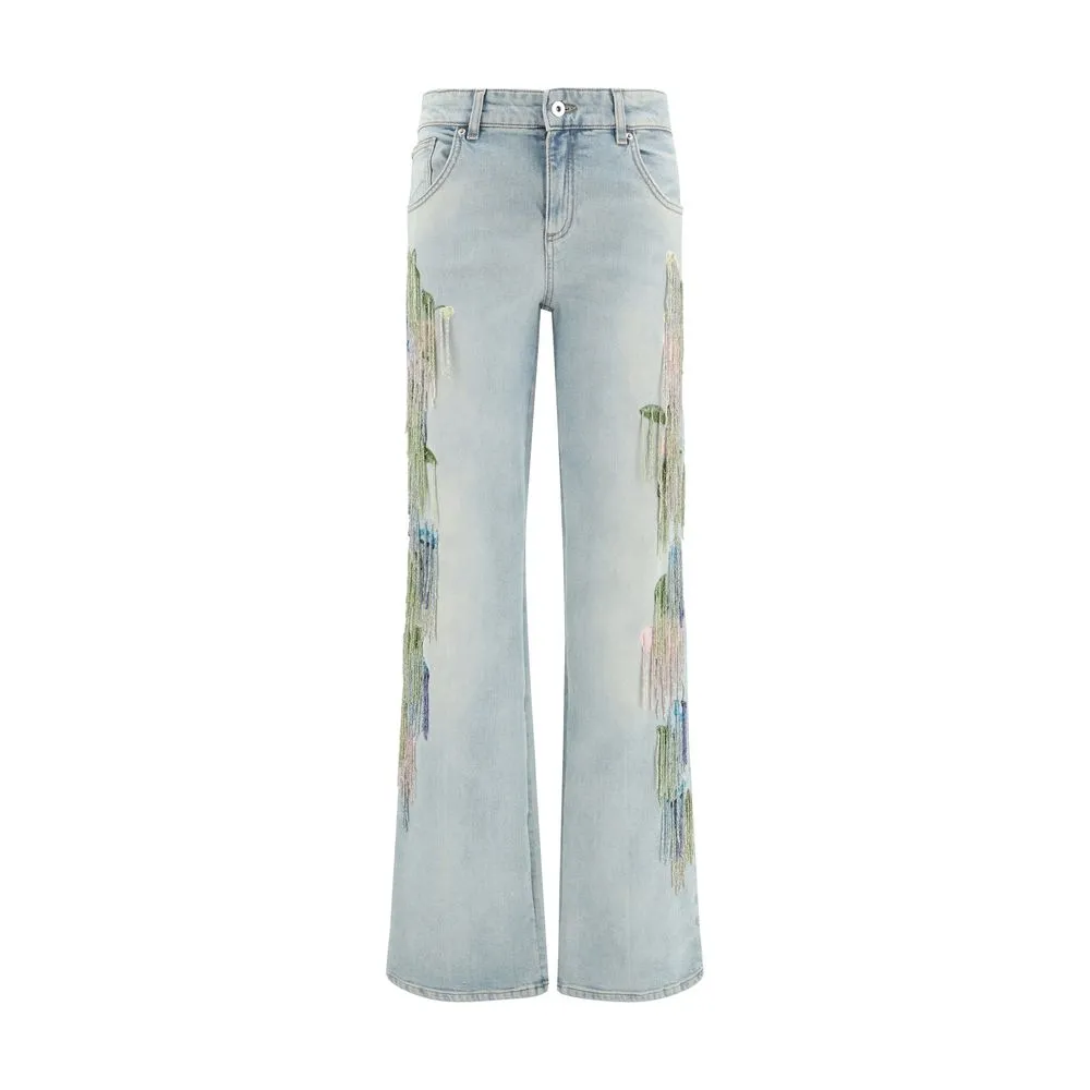 Blumarine Women's Embroidered Jeans