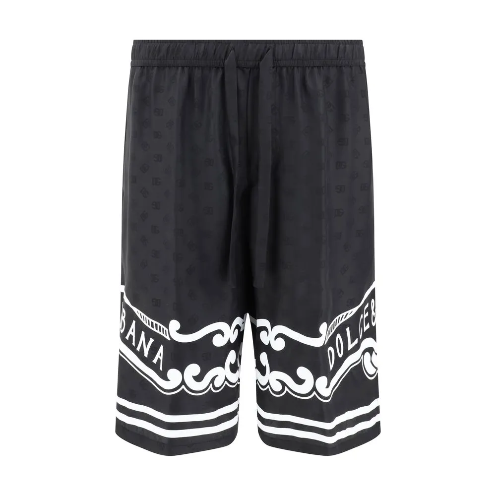 Dolce & Gabbana Men's Silk Shorts