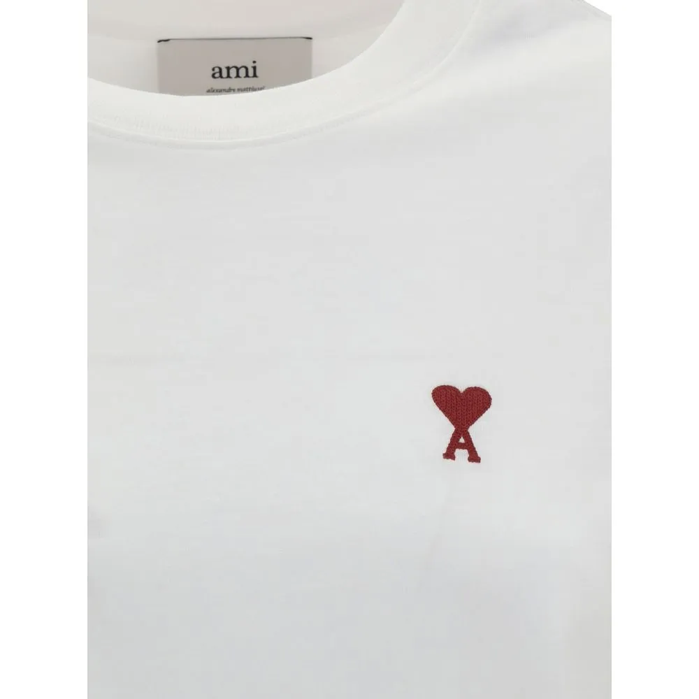 Ami Paris Women's Long sleeve logo Top