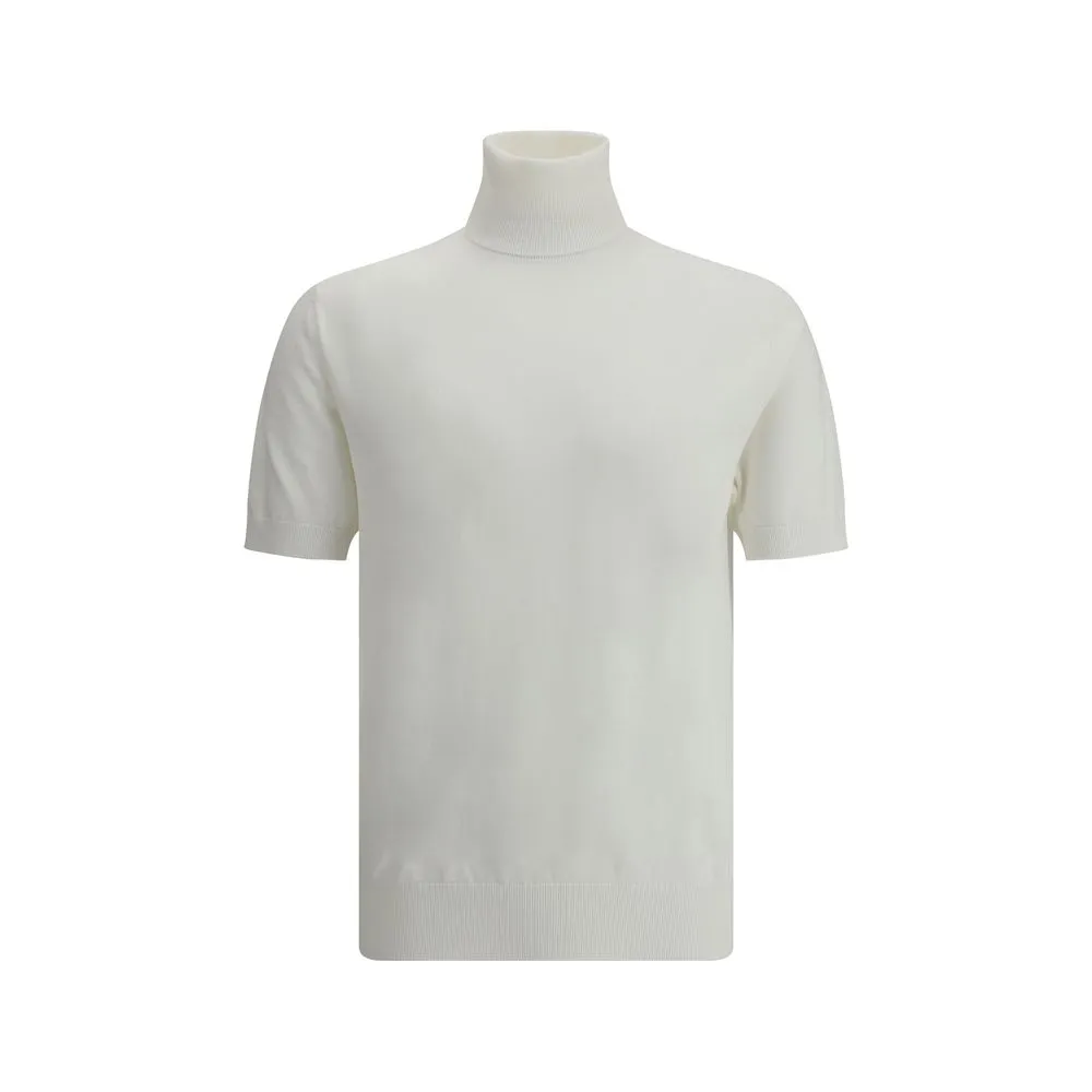 Dolce & Gabbana Men's Short-sleeve turtleneck Sweater
