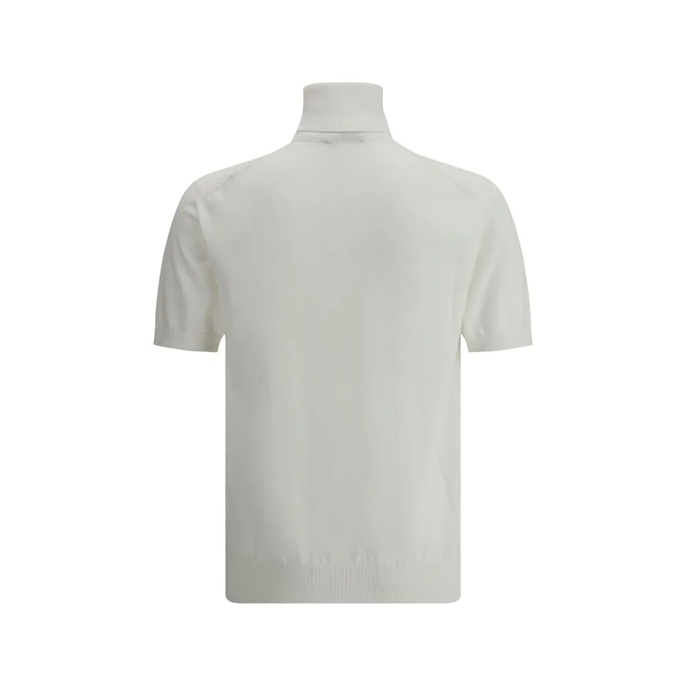 Dolce & Gabbana Men's Short-sleeve turtleneck Sweater