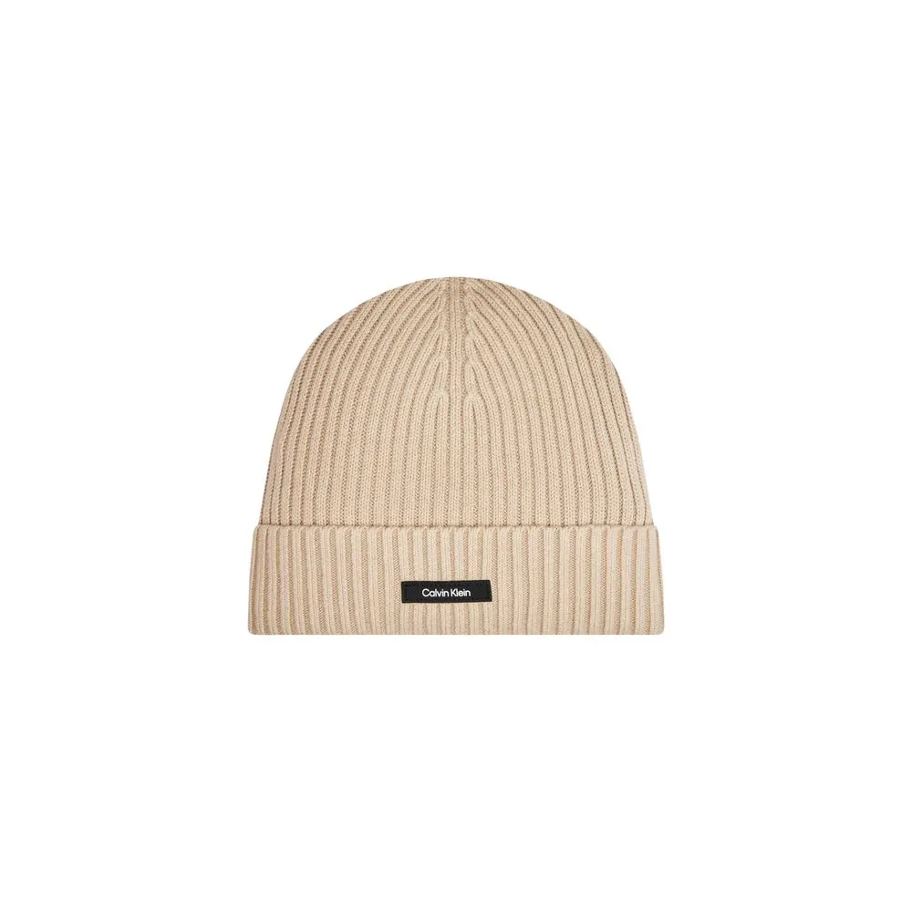 Calvin Klein Men's Beige Organic Cotton Hats & Cap