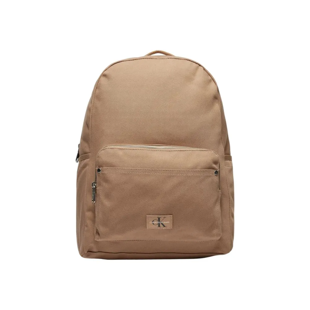 Calvin Klein Men's Beige Polyester Polyester Backpack