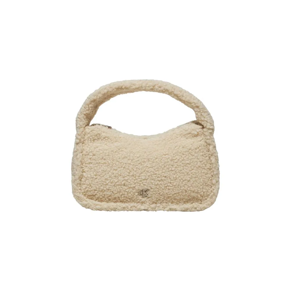 Calvin Klein Jeans Women's Cream Polyester Polyester Handbag