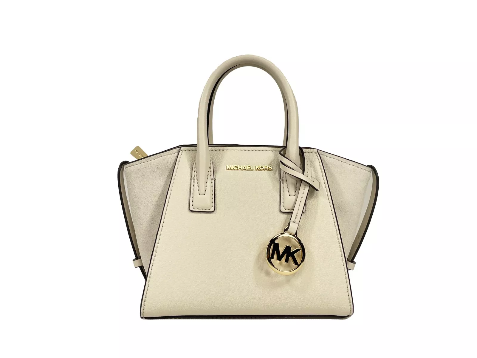 Michael Kors Women's Avril XS Cream Satchel Crossbody Bag Purse