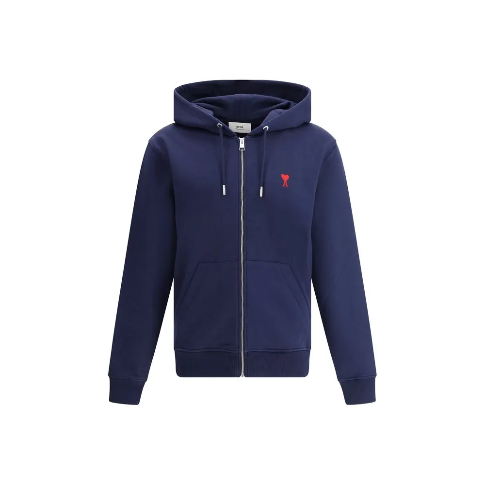 Ami Paris Men's Logoed Hoodie