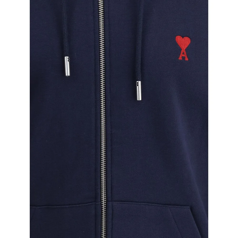Ami Paris Men's Logoed Hoodie