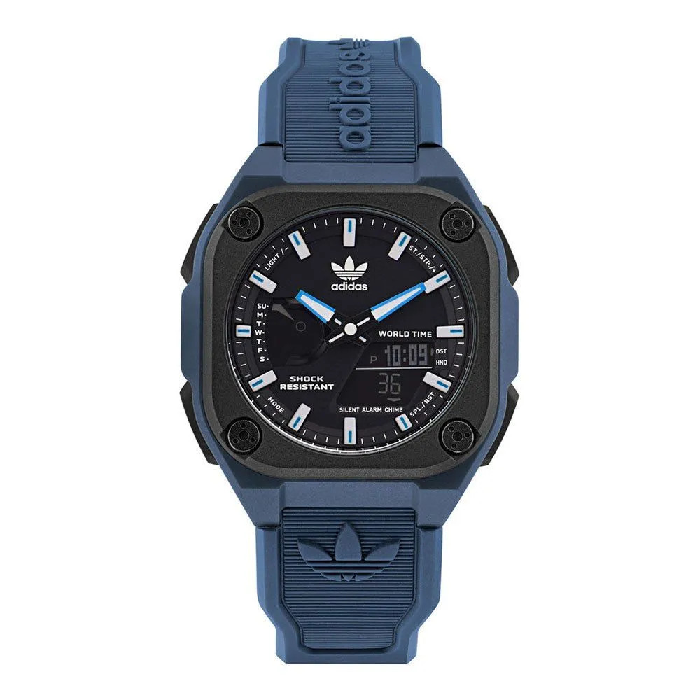 Adidas Men's Blue Silicone Watch
