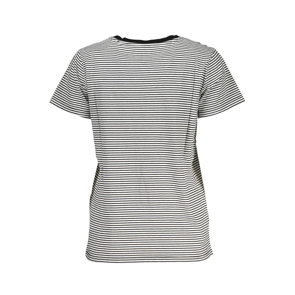Levi's Black Cotton Women T-Shirt
