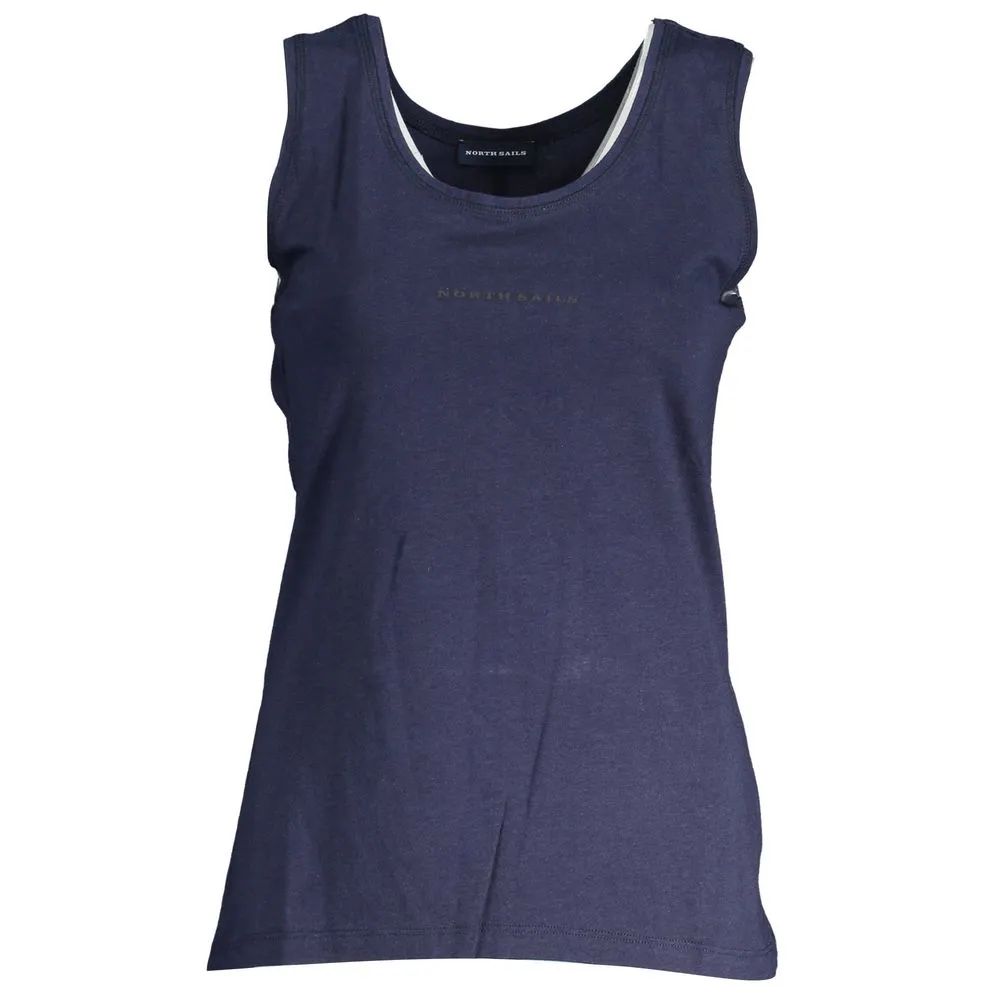 North Sails Blue Viscose Women Top