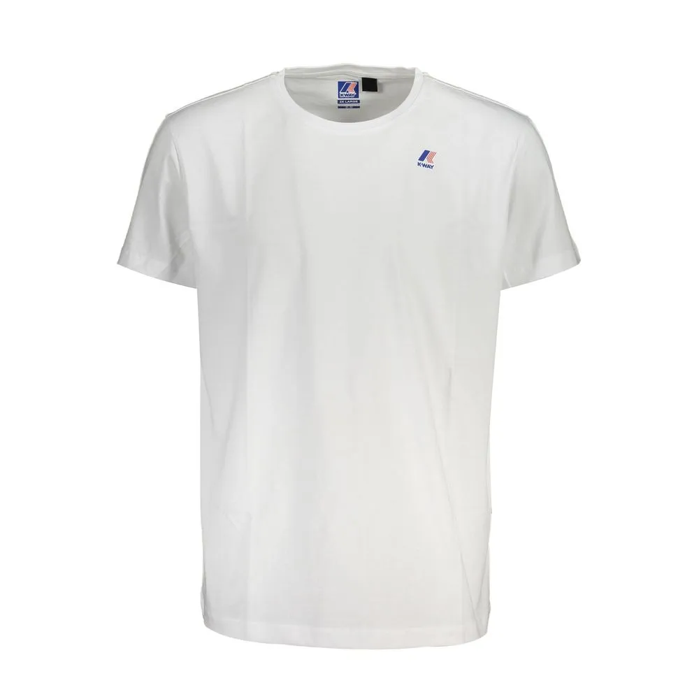 K-WAY Men's White Cotton T-Shirt