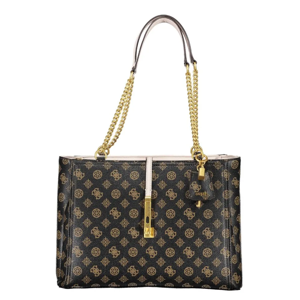 Guess Jeans Women's Brown Polyethylene Handbag