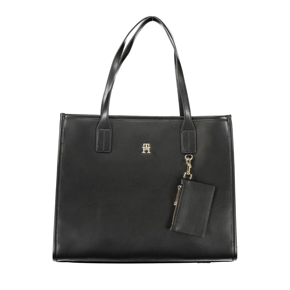 Tommy Hilfiger Women's Black Polyethylene Handbag