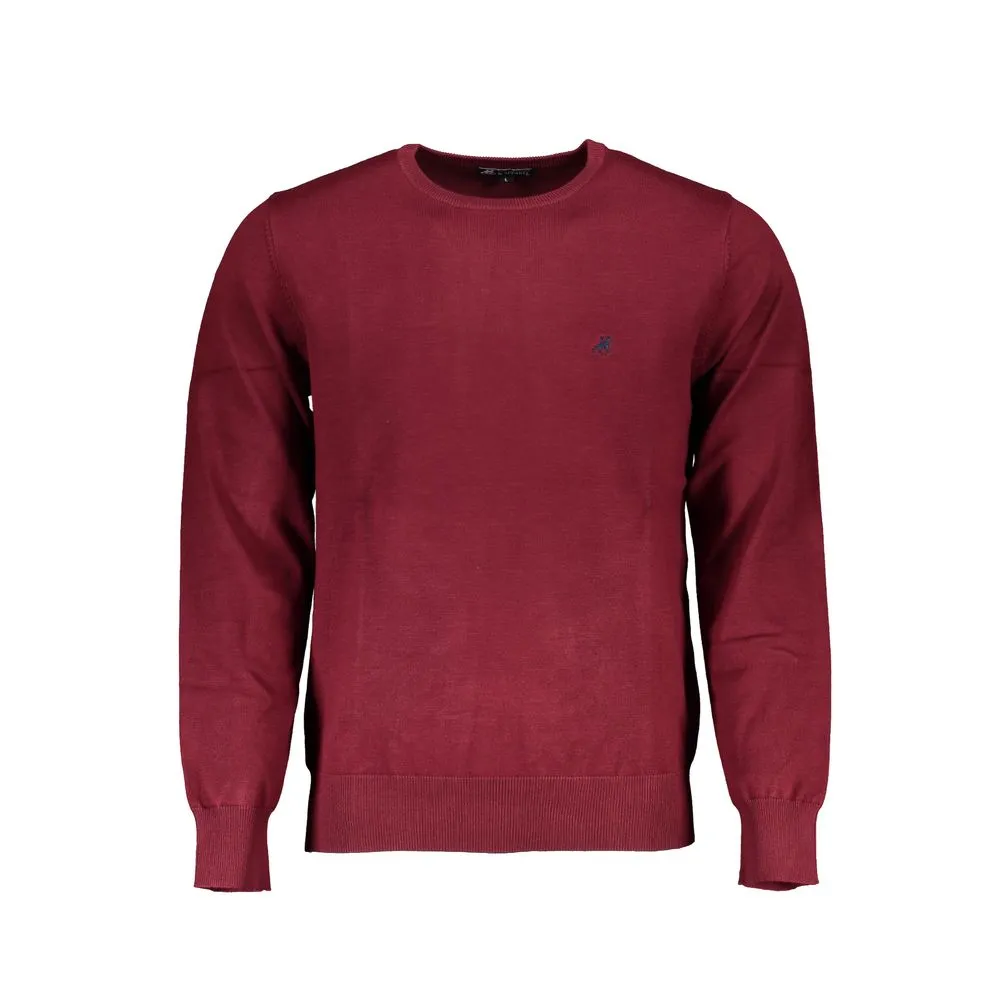 U.S. Grand Polo Men's Red Nylon Sweater