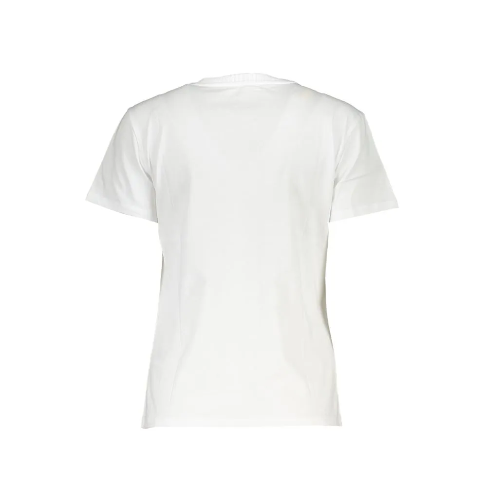 Patrizia Pepe Women's Elegant Short Sleeve Crew Neck Tee with Logo