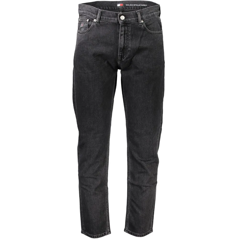 Tommy Hilfiger Men's Black Cotton Jeans & Pant