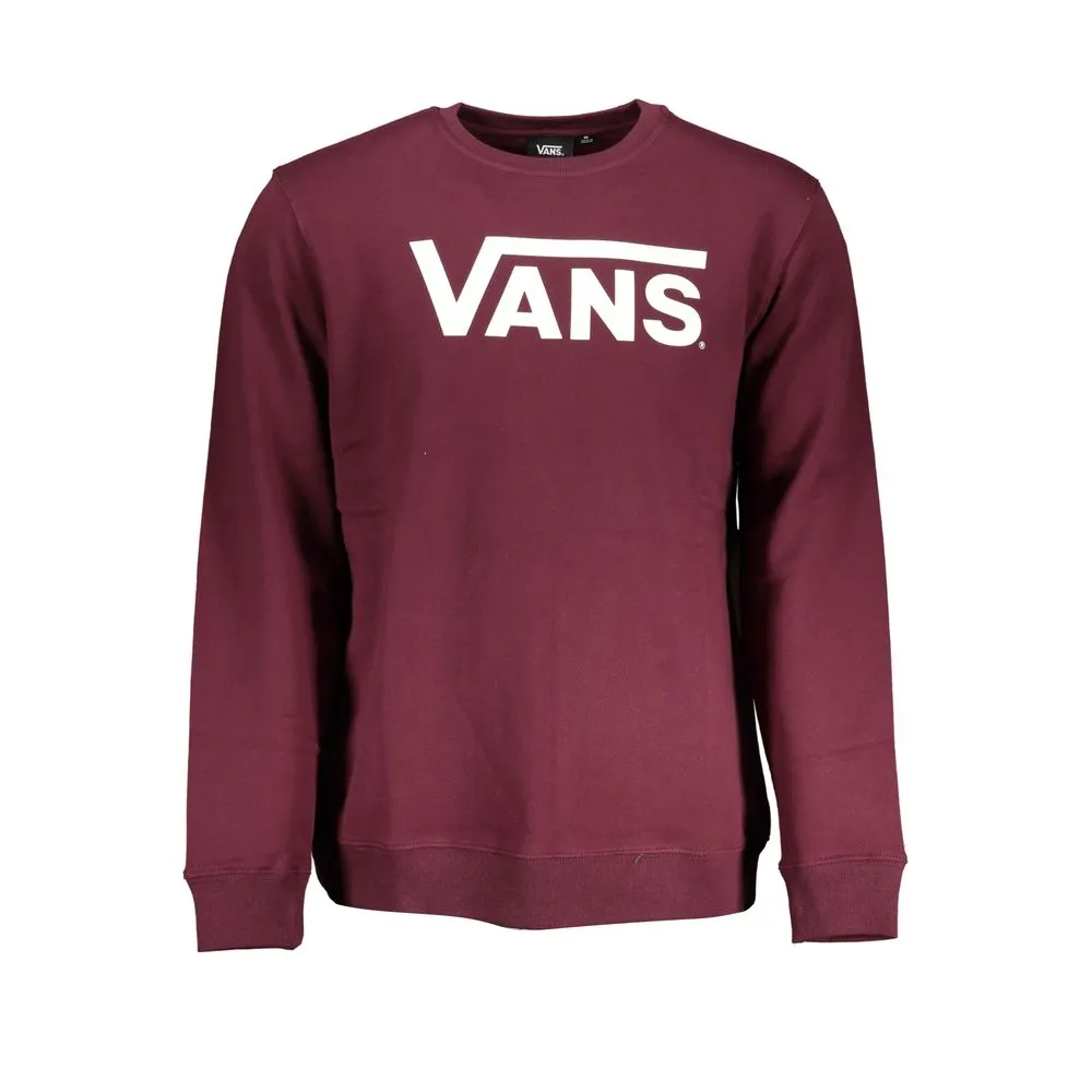 Vans Men's Chic Pink Crewneck Fleece Sweatshirt
