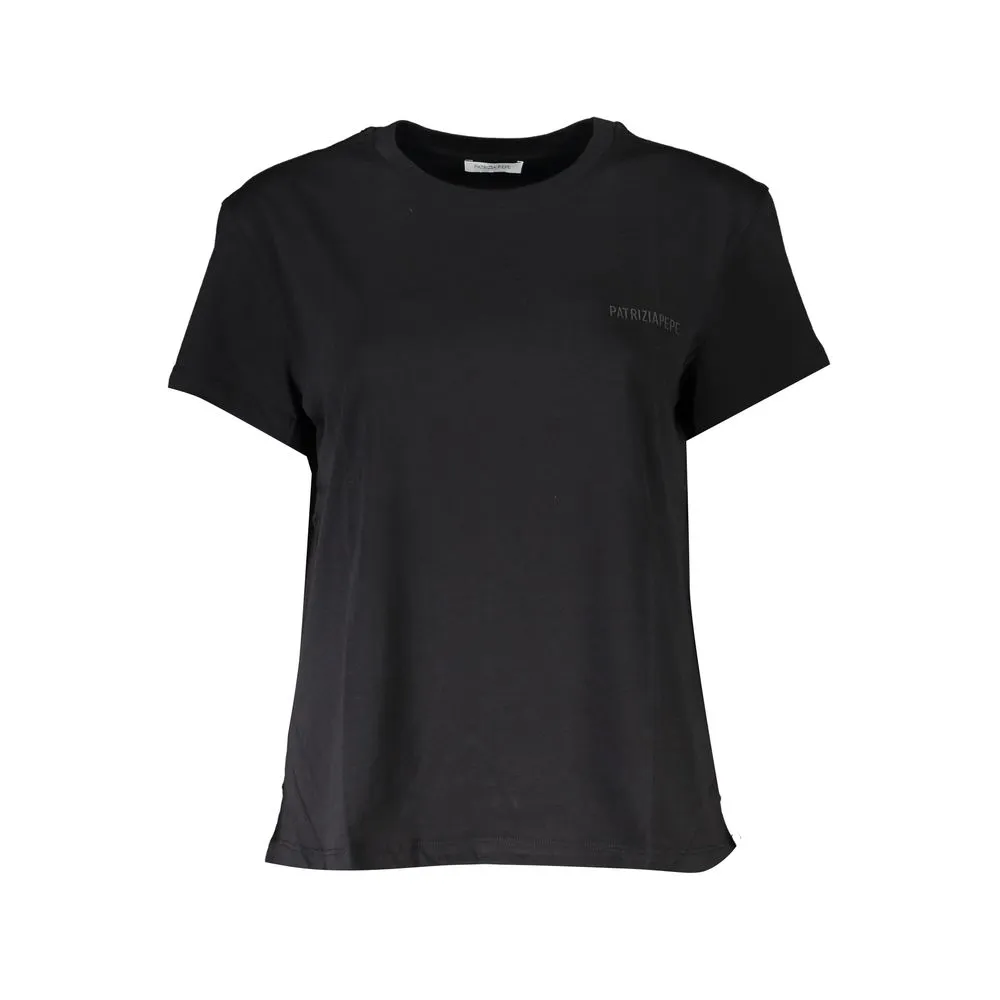 Patrizia Pepe Women's Chic Crew Neck Organic Cotton Tee