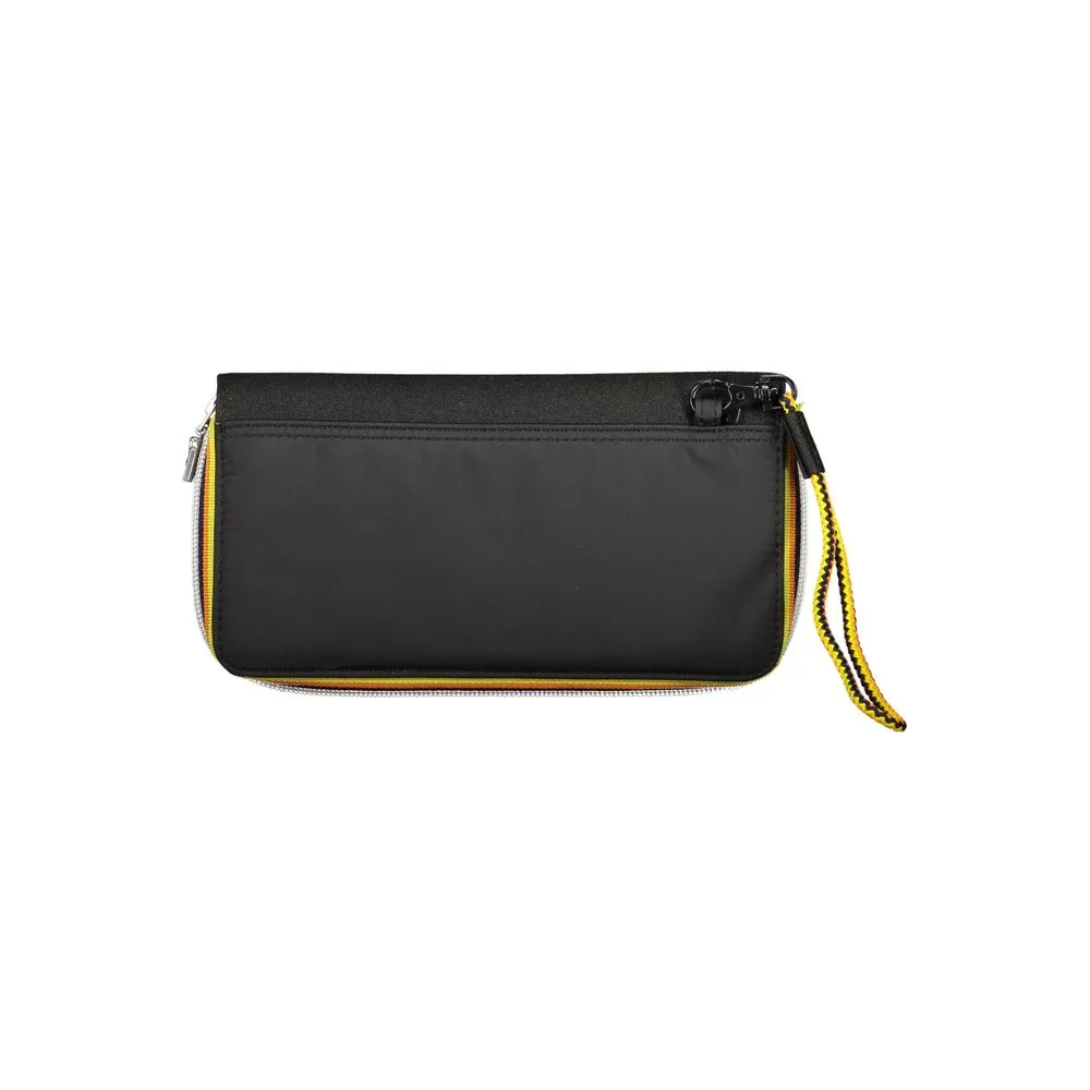K-WAY Women's Sleek Black Polyamide Wallet with Coin Purse