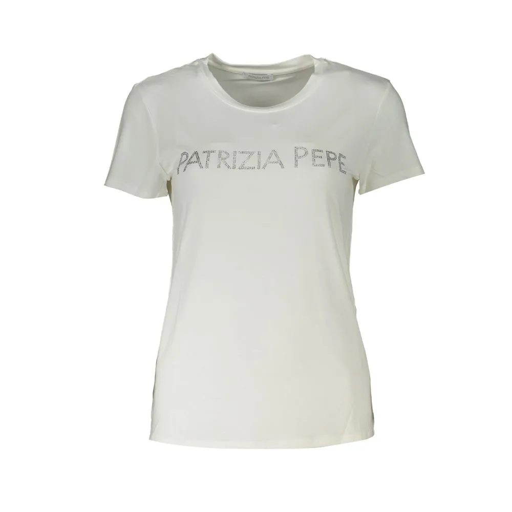 Patrizia Pepe Women's Chic Sparkling Crew Neck Tee