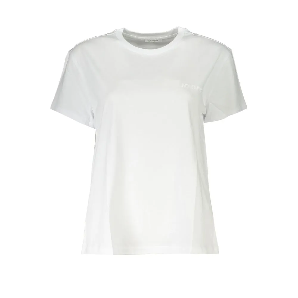 Patrizia Pepe Women's Chic Organic Cotton Crew Neck Tee