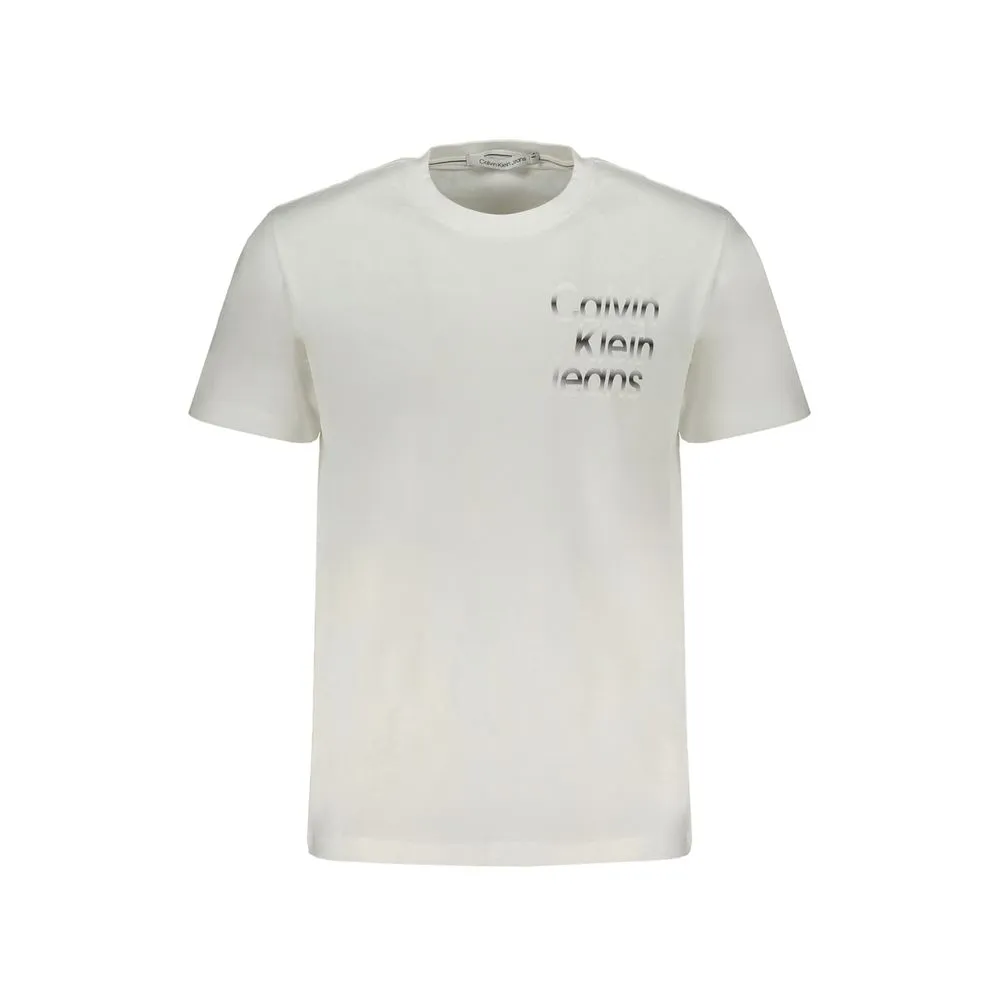 Calvin Klein Men's White Cotton T-Shirt