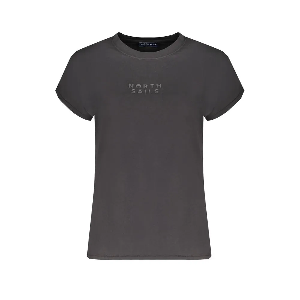 North Sails Women's Black Cotton Tops & T-Shirt