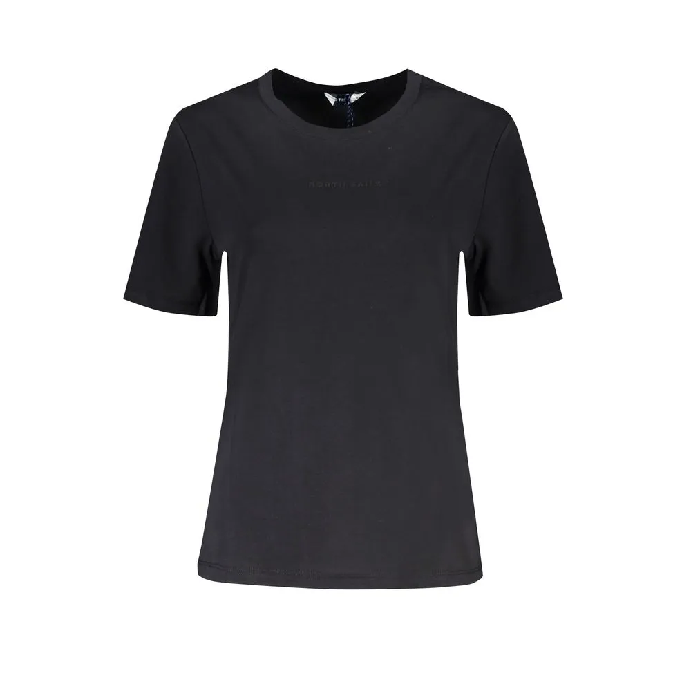 North Sails Women's Black Cotton Tops & T-Shirt