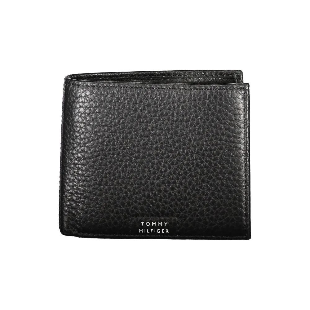 Tommy Hilfiger Men's Black Leather Wallet