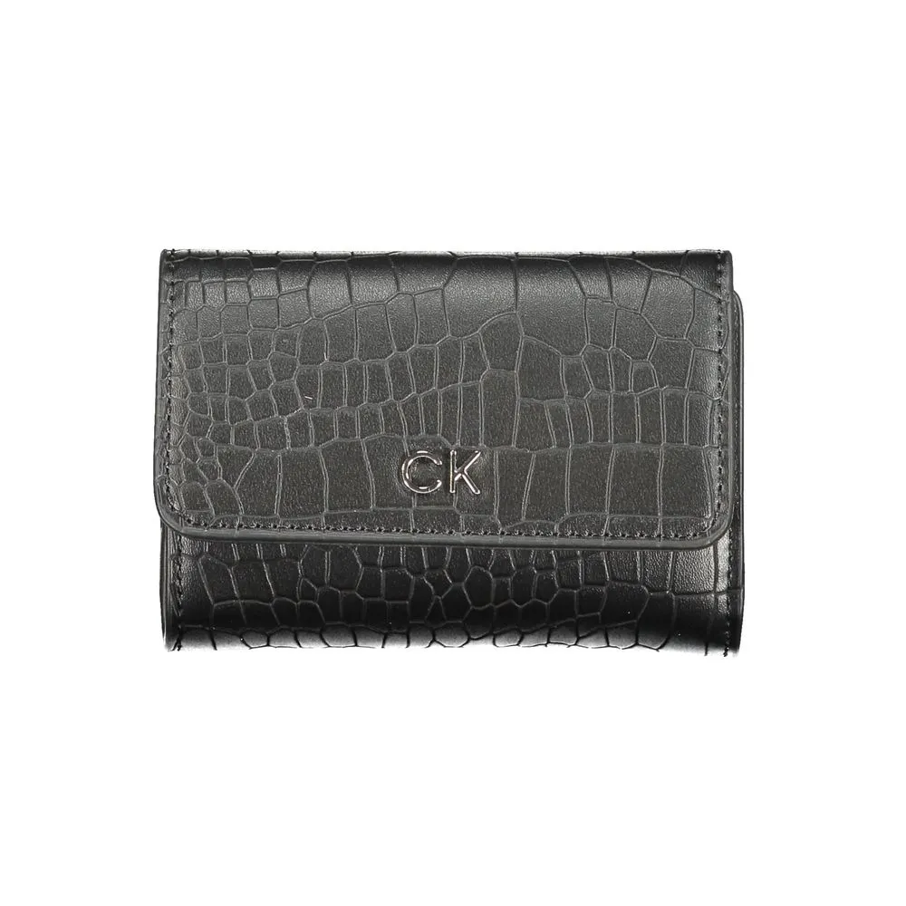 Calvin Klein Women's Black Polyester Wallet