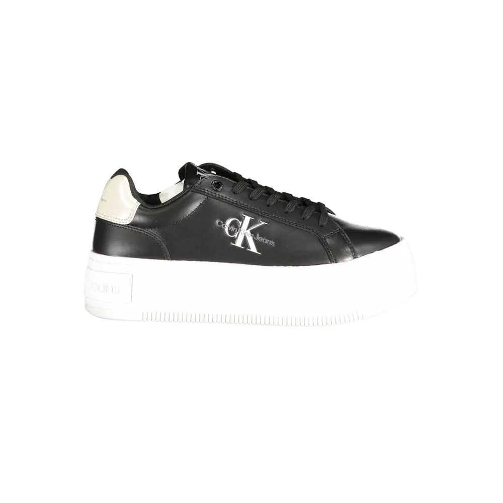 Calvin Klein Women's Black Polyester Sneaker