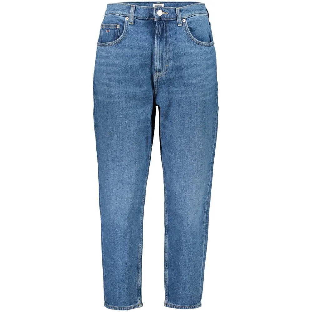 Tommy Hilfiger Women's Blue Cotton Jeans & Pant