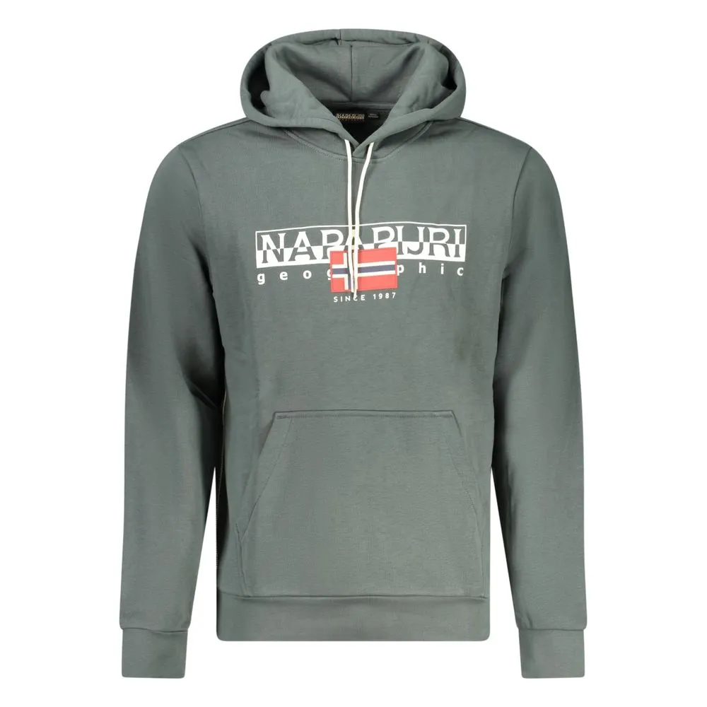 Napapijri Men's Green Cotton Sweater