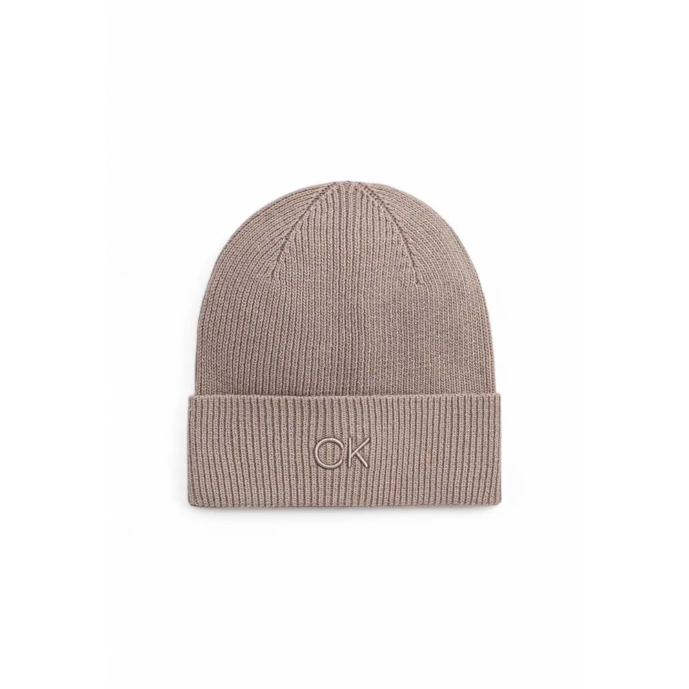 Calvin Klein Women's Beige Cotton Cotton Hat