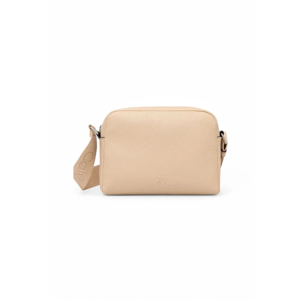 Calvin Klein Jeans Women's Beige Polyethylene Handbag