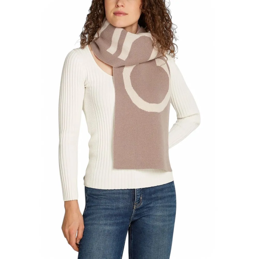 Calvin Klein Women's Beige Wool Scarf